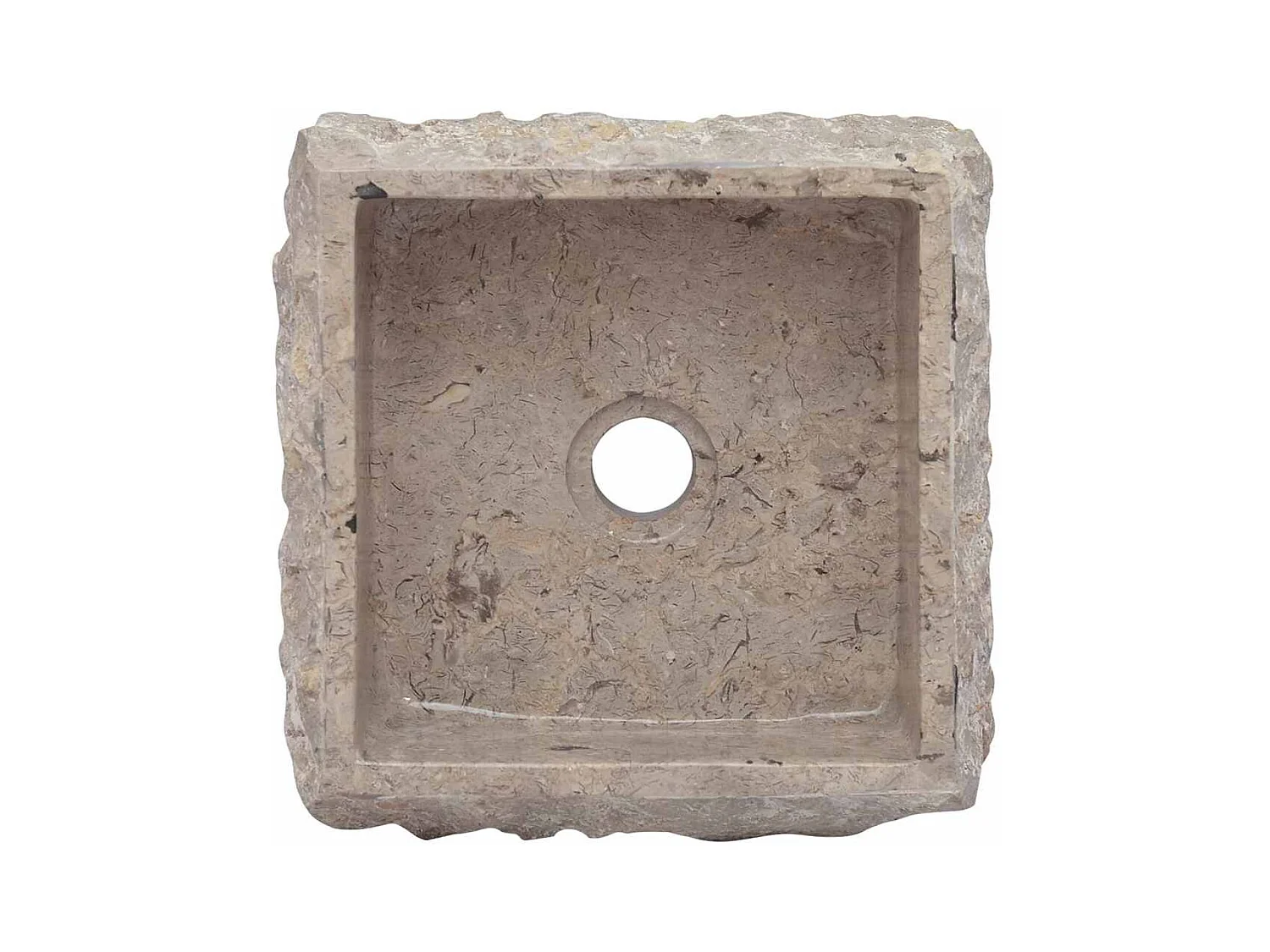 Lavabo Gris 30x30x13 cm Marbre