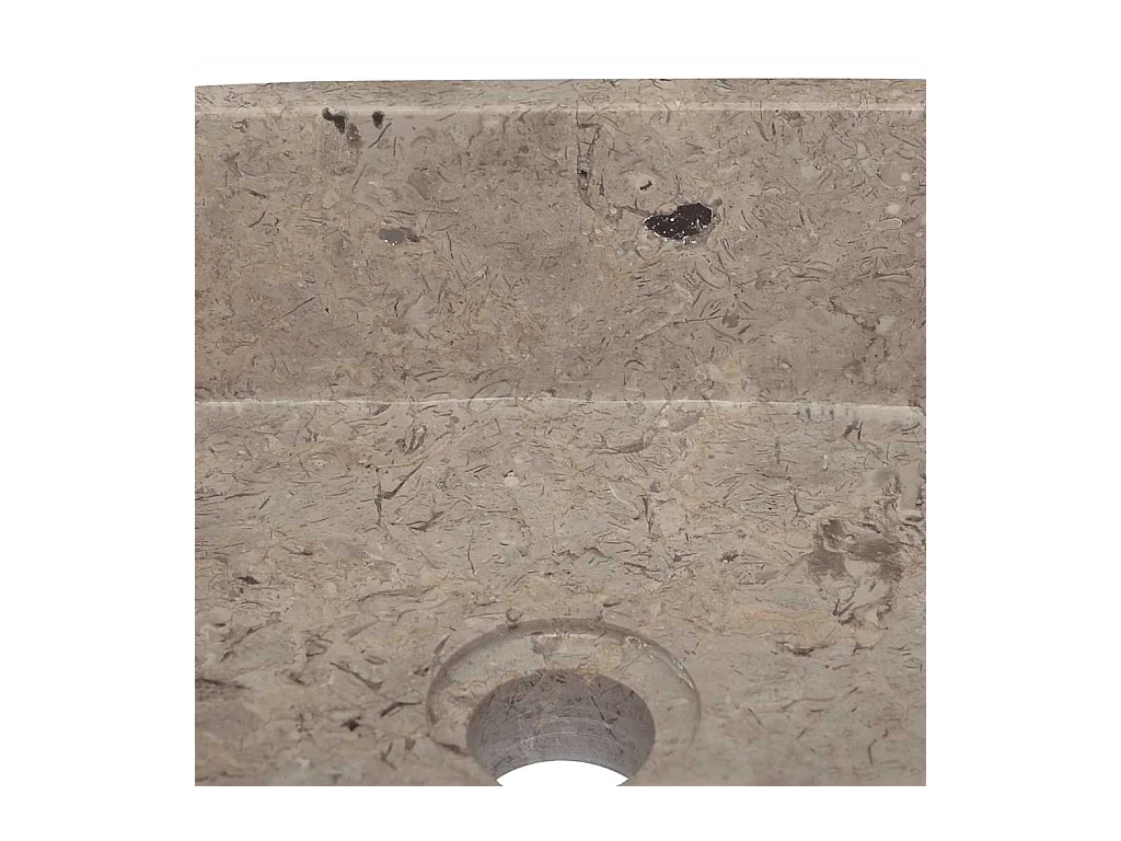Lavabo Gris 30x30x13 cm Marbre