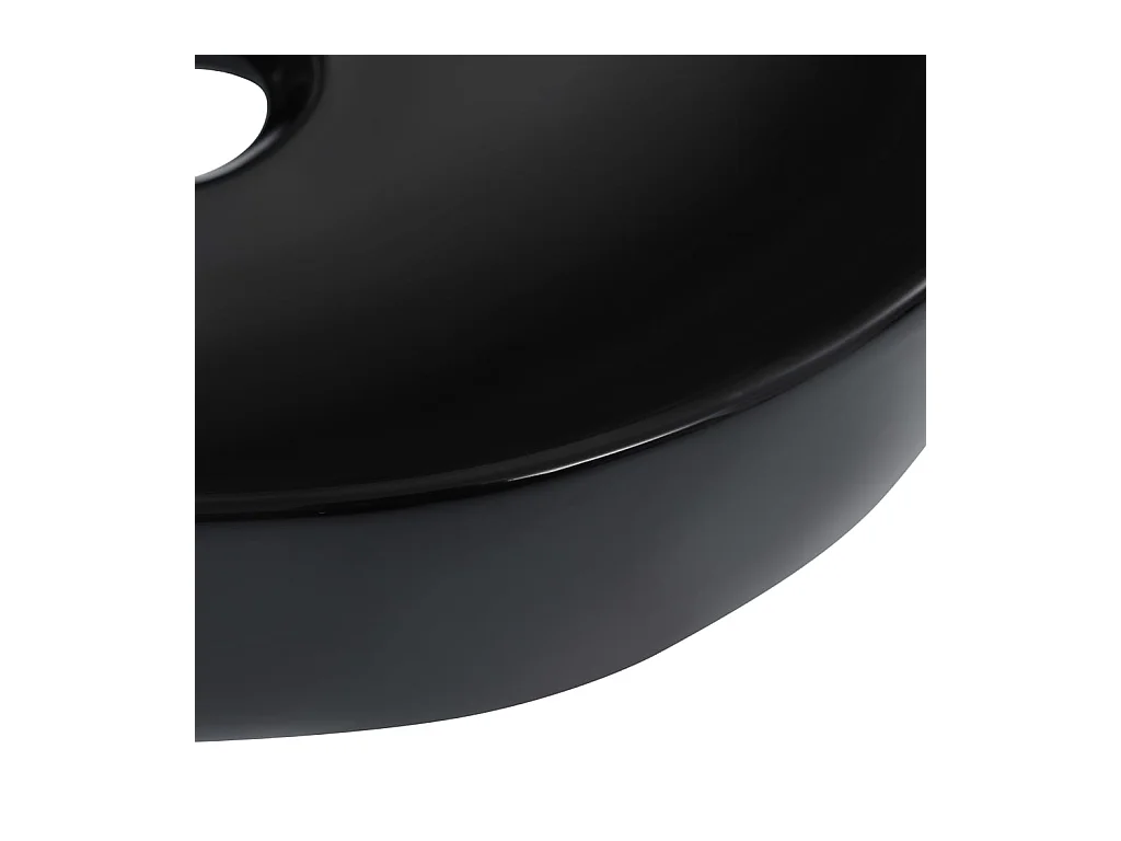 Lavabo 42,5x42,5x14,5 cm Céramique Noir