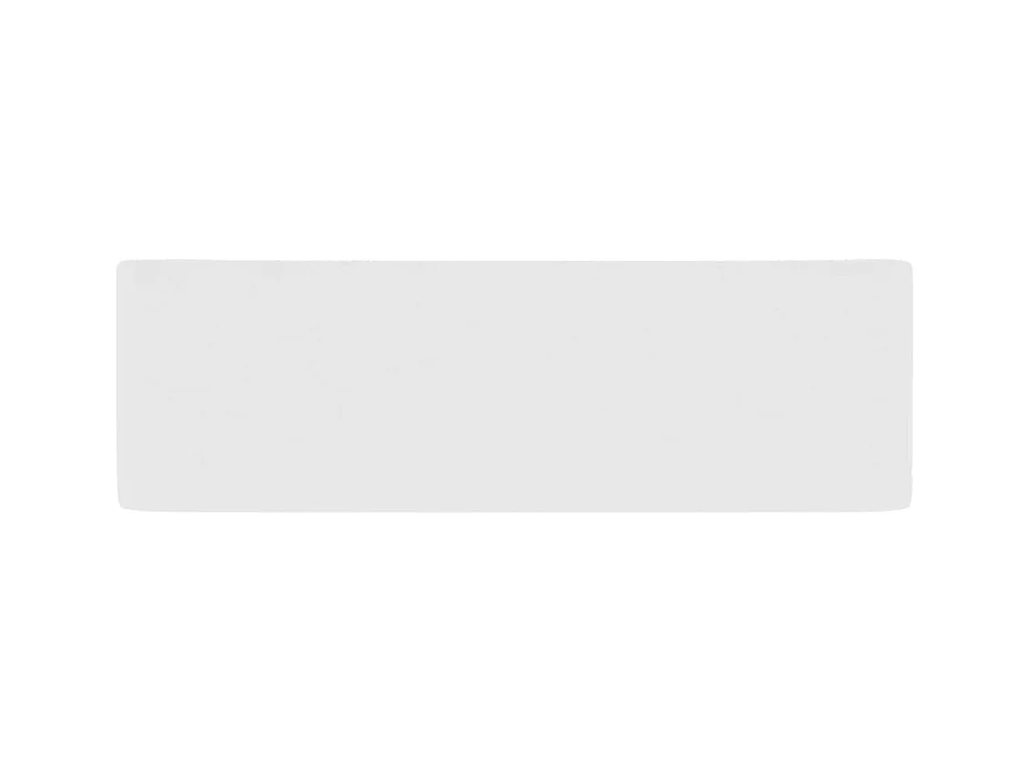 Lavabo de lujo Blanco mate 41x30x12 cm Cerámica