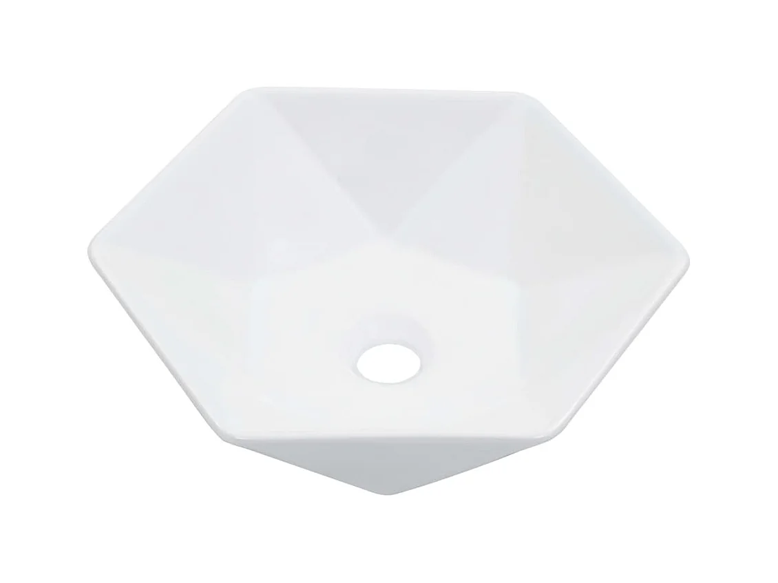 Lavabo 41x36,5x12 cm Ceramica Bianca