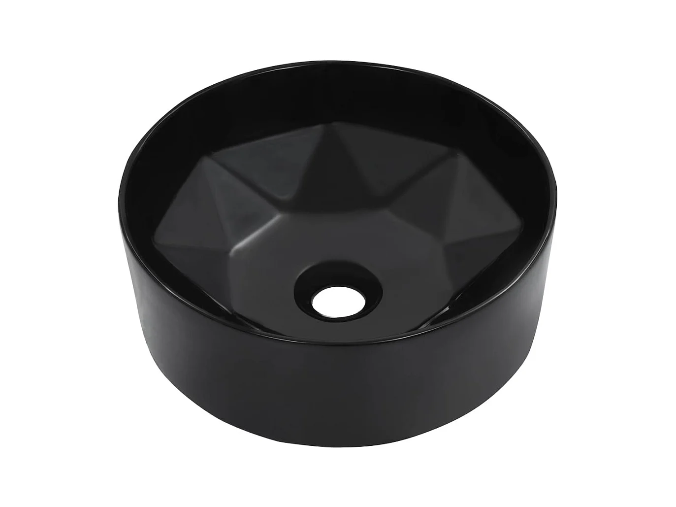 Lavabo 36x14 cm Céramique Noir