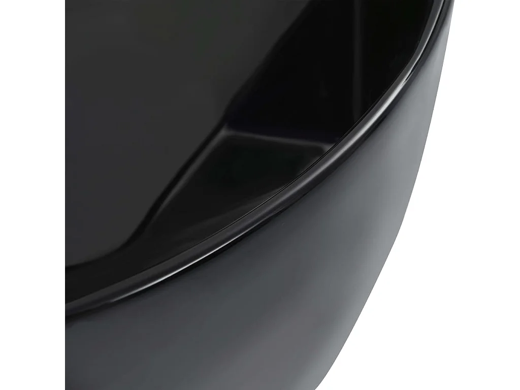 Lavabo 36x14 cm Cerámica Negra