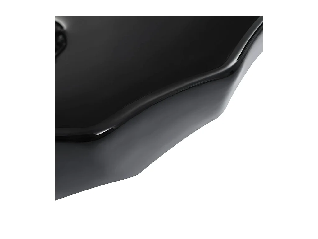 Lavabo 46x17 cm Céramique Noir