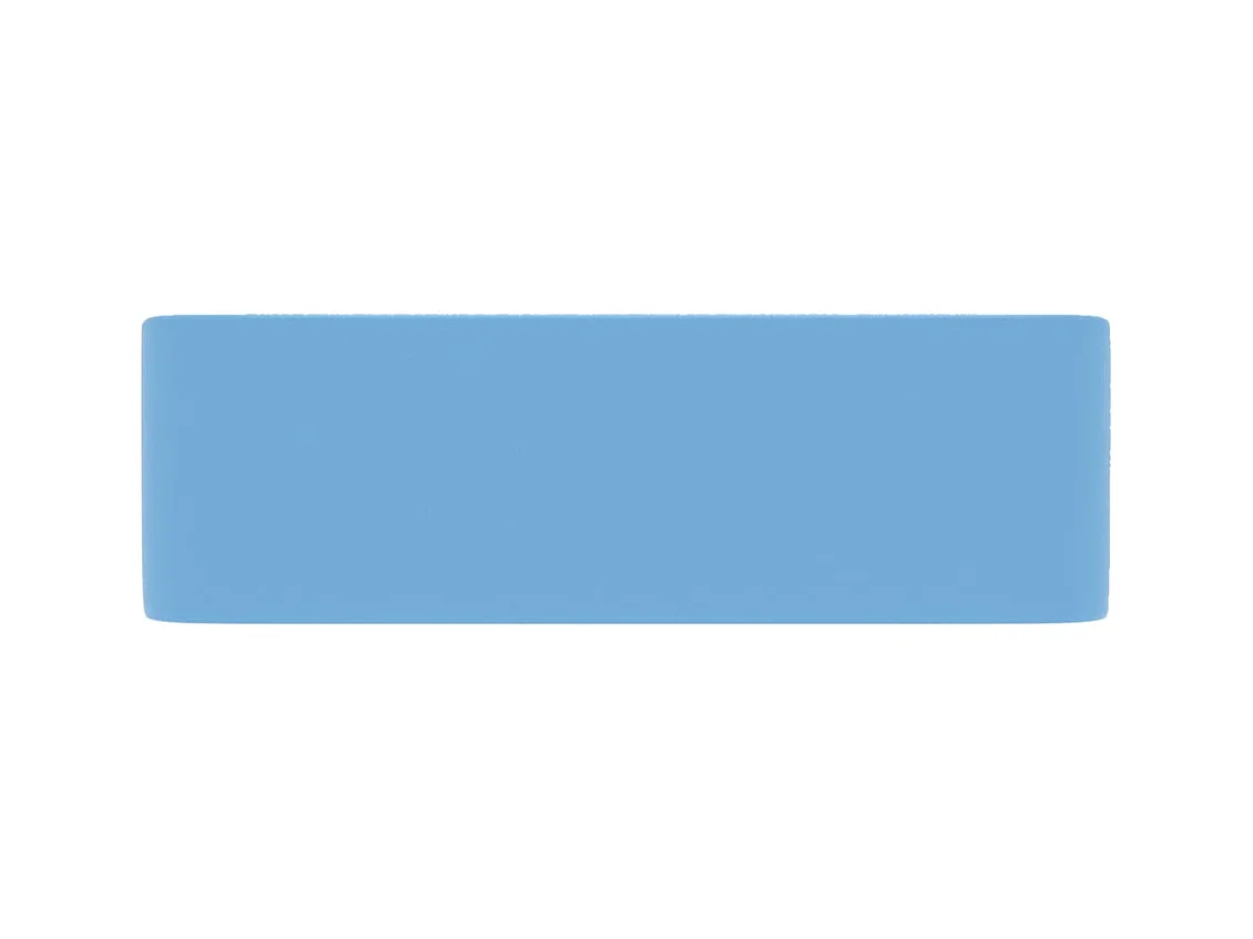 Luxus Waschbecken Hellblau Matt 41x30x12 cm Keramik