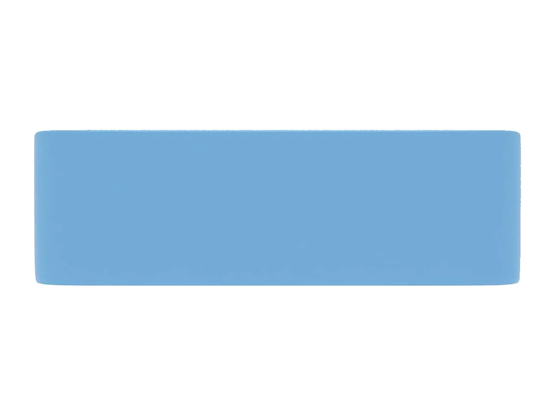 Lavabo de lujo azul claro mate 41x30x12 cm Cerámica