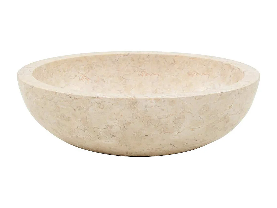 Lavabo 40 x 12 cm Mármol Crema