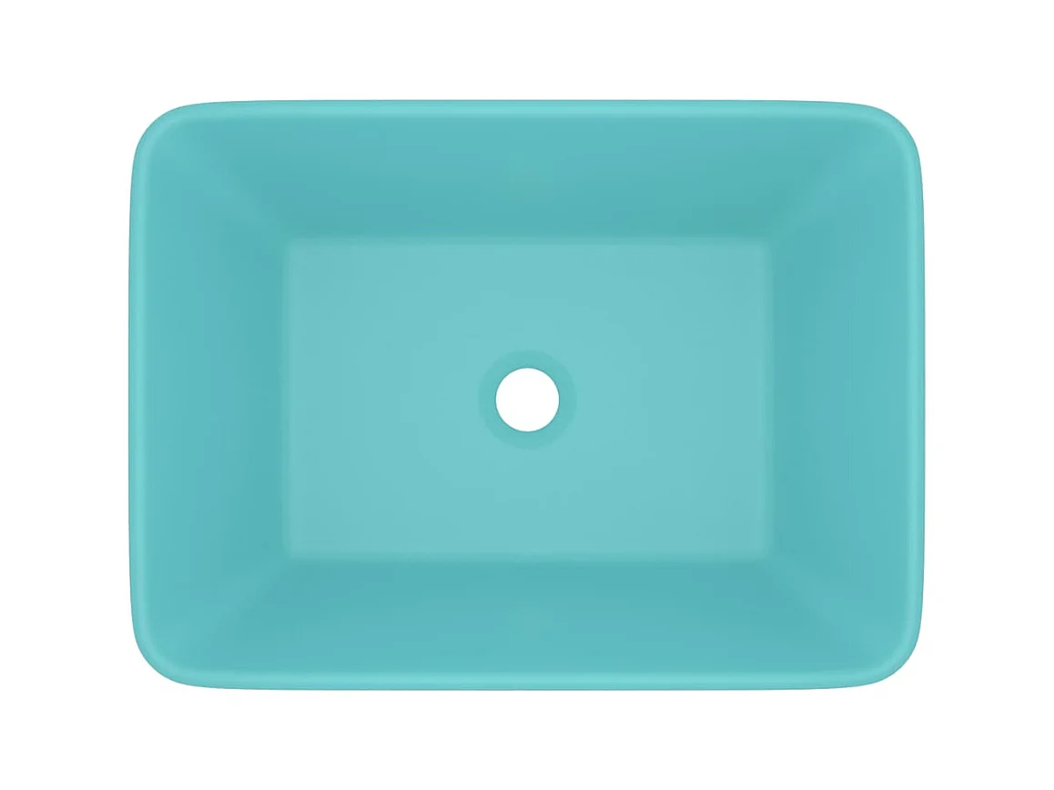 Luxe Wastafel Lichtgroen Mat 41x30x12 cm Keramiek