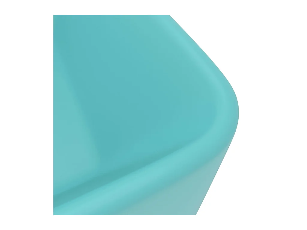 Luxe Wastafel Lichtgroen Mat 41x30x12 cm Keramiek