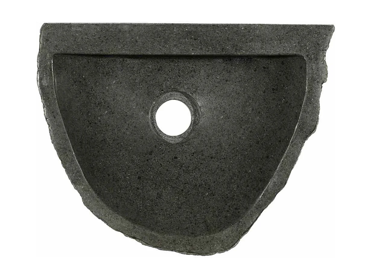 Lavabo colgante gris (30-37) x (25-30) x 12 cm