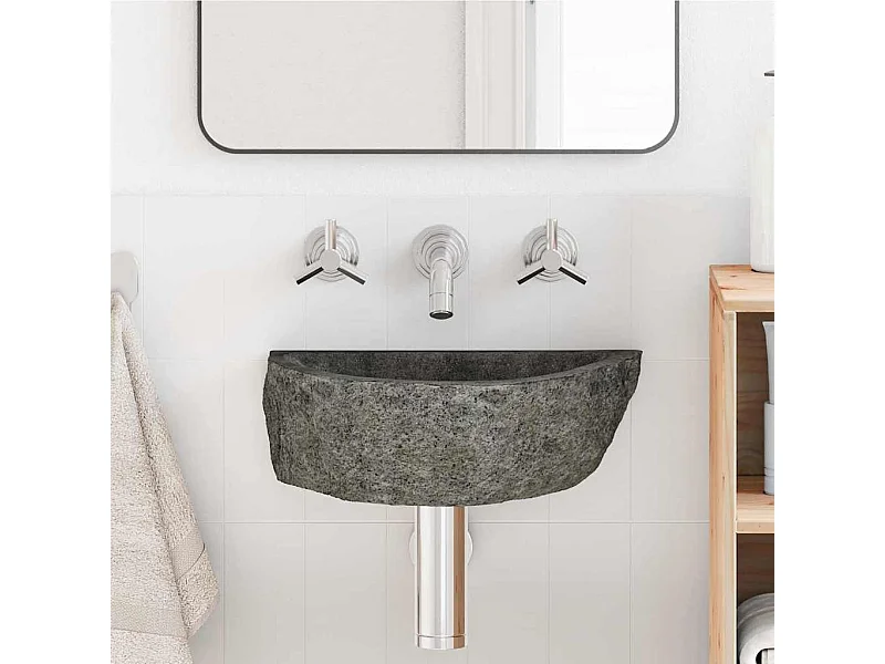 Bassin Suspendu Gris (30-37) x (25-30) x 12 cm