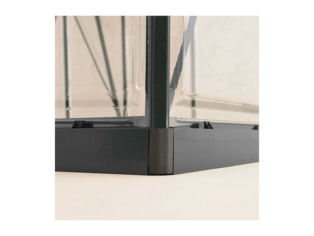 Serre de jardin en aluminium gris et polycarbonate Harmony 4.6m²