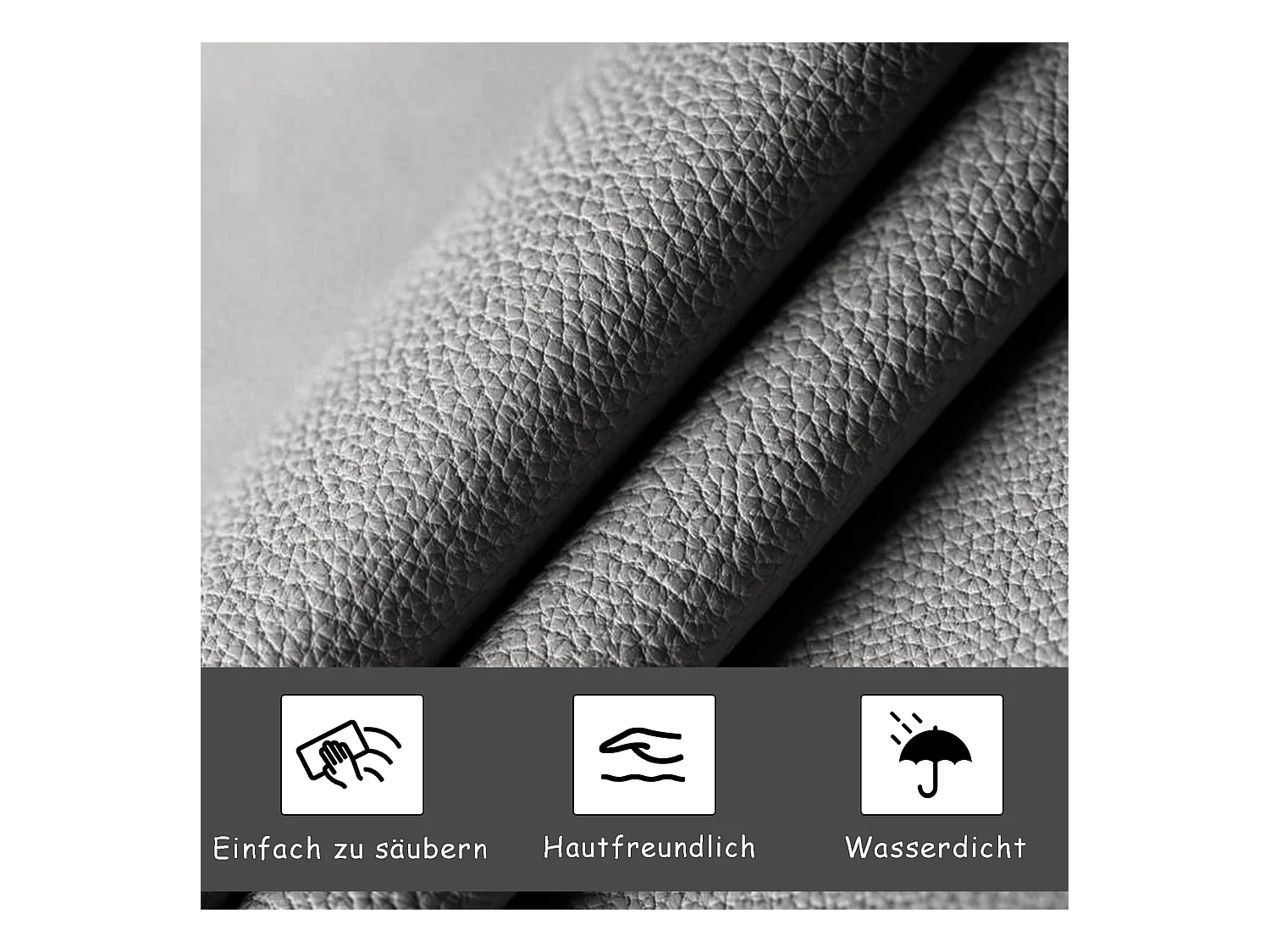 Canapé hidráulico LED 140x200 cm en polipiel gris con mando a distancia - Cama moderna con canapé, estructura metálica robusta, fácil de montar