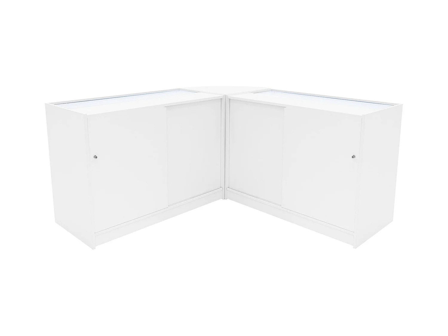 Zestaw oświetlenia sklepowego Selene LED CM60 i 2 x C1200 – biały