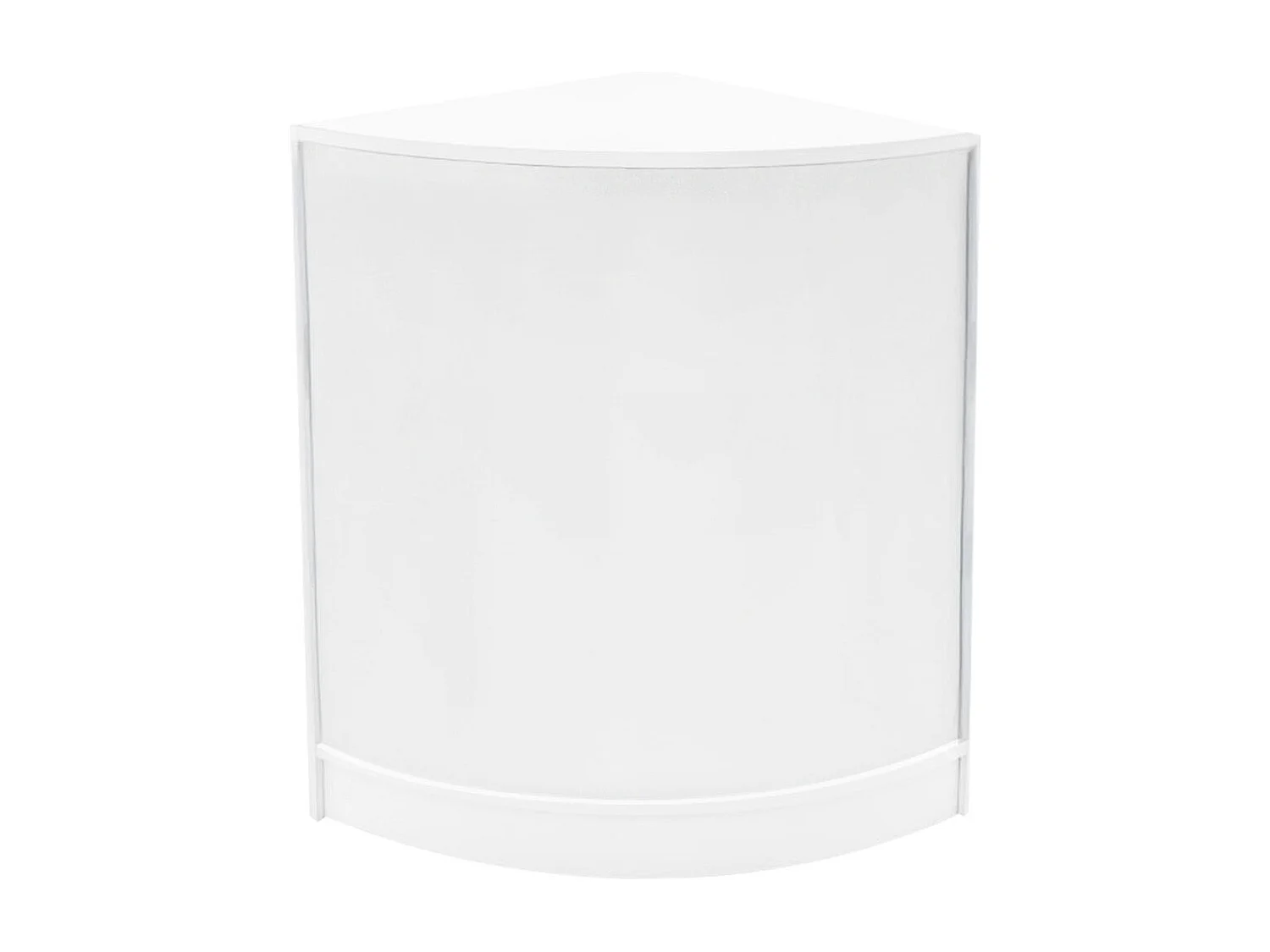 Wit Winkel Toonbank Set Selene LED C1200 CM60 Afsluitbaar Vitrinekast