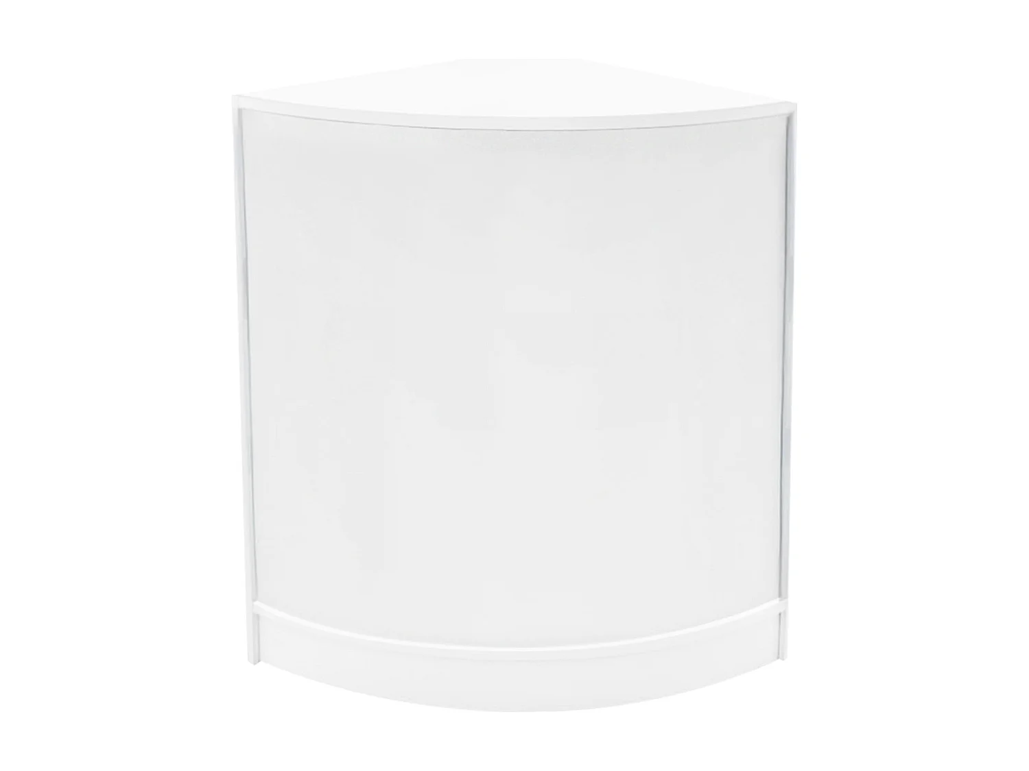 Comptoir de Ventes Verouillables en MDF Blanc à LED Ensemble Selene C1200 CM60