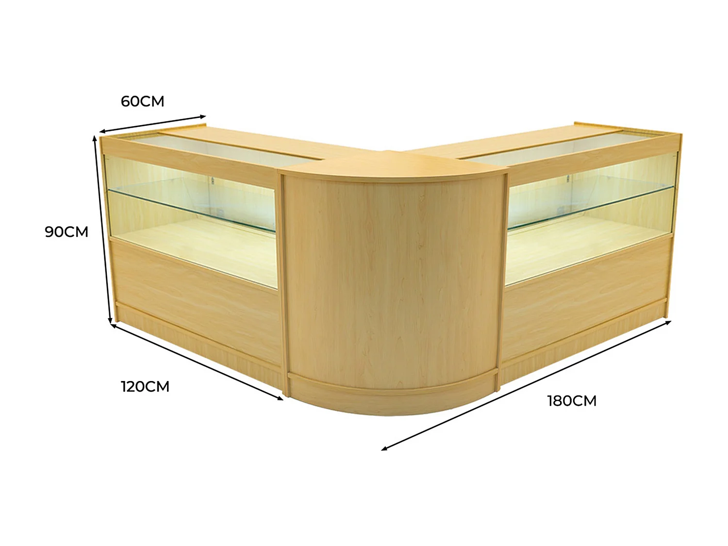 Selene LED Shop Counter Set CM60 i 2 x C1200 - klon