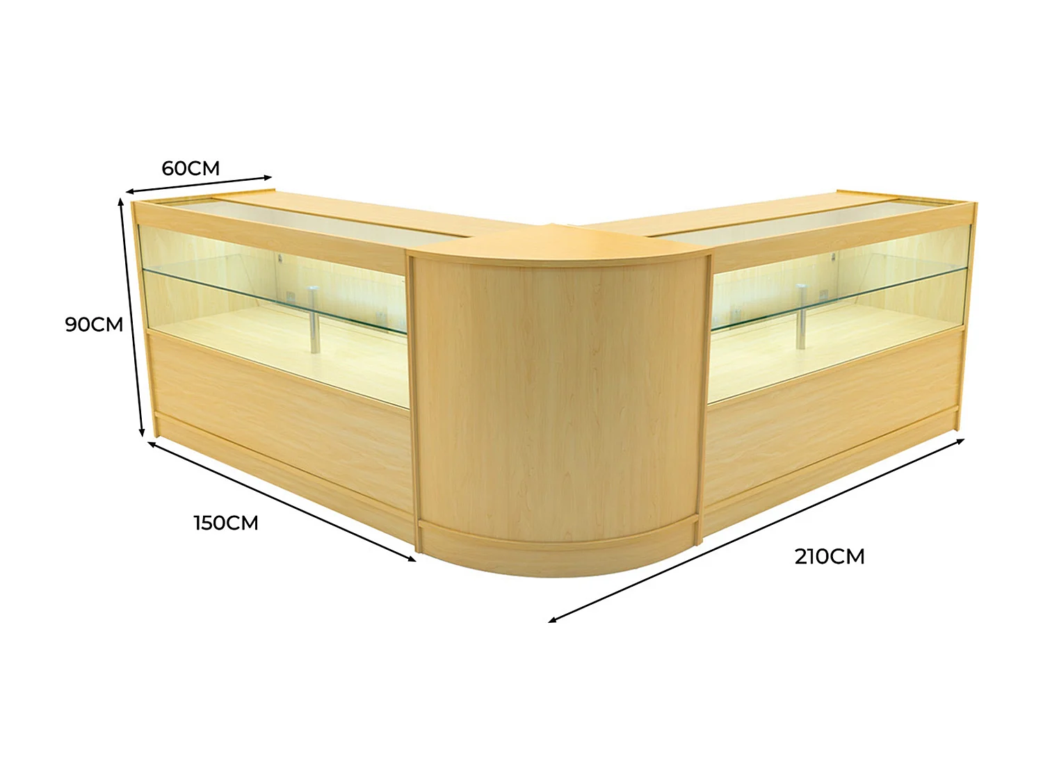 Selene LED Shop Counter Set CM60 i 2 x C1500 - klon