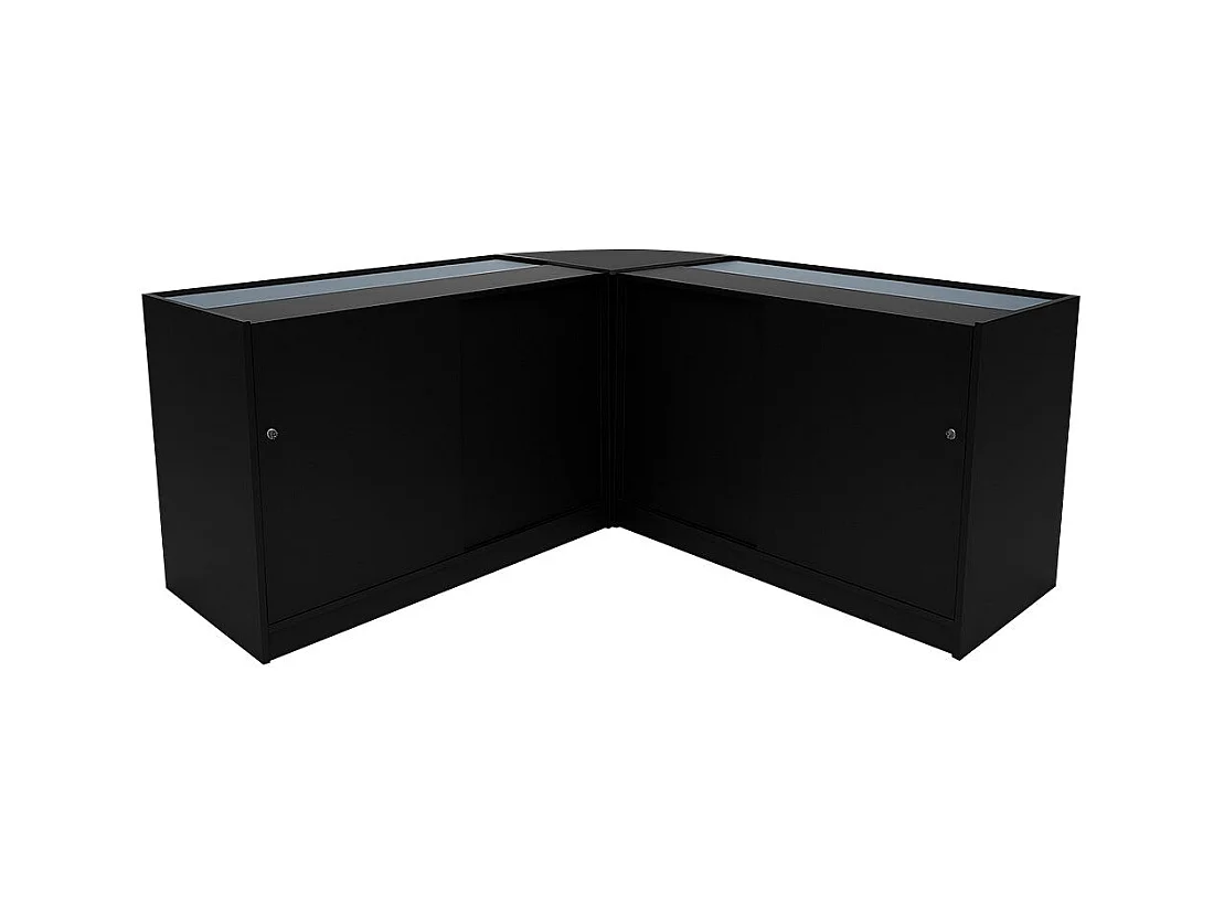 Zestaw oświetlenia sklepowego Selene LED CM60 i 2 x C1500 – czarny