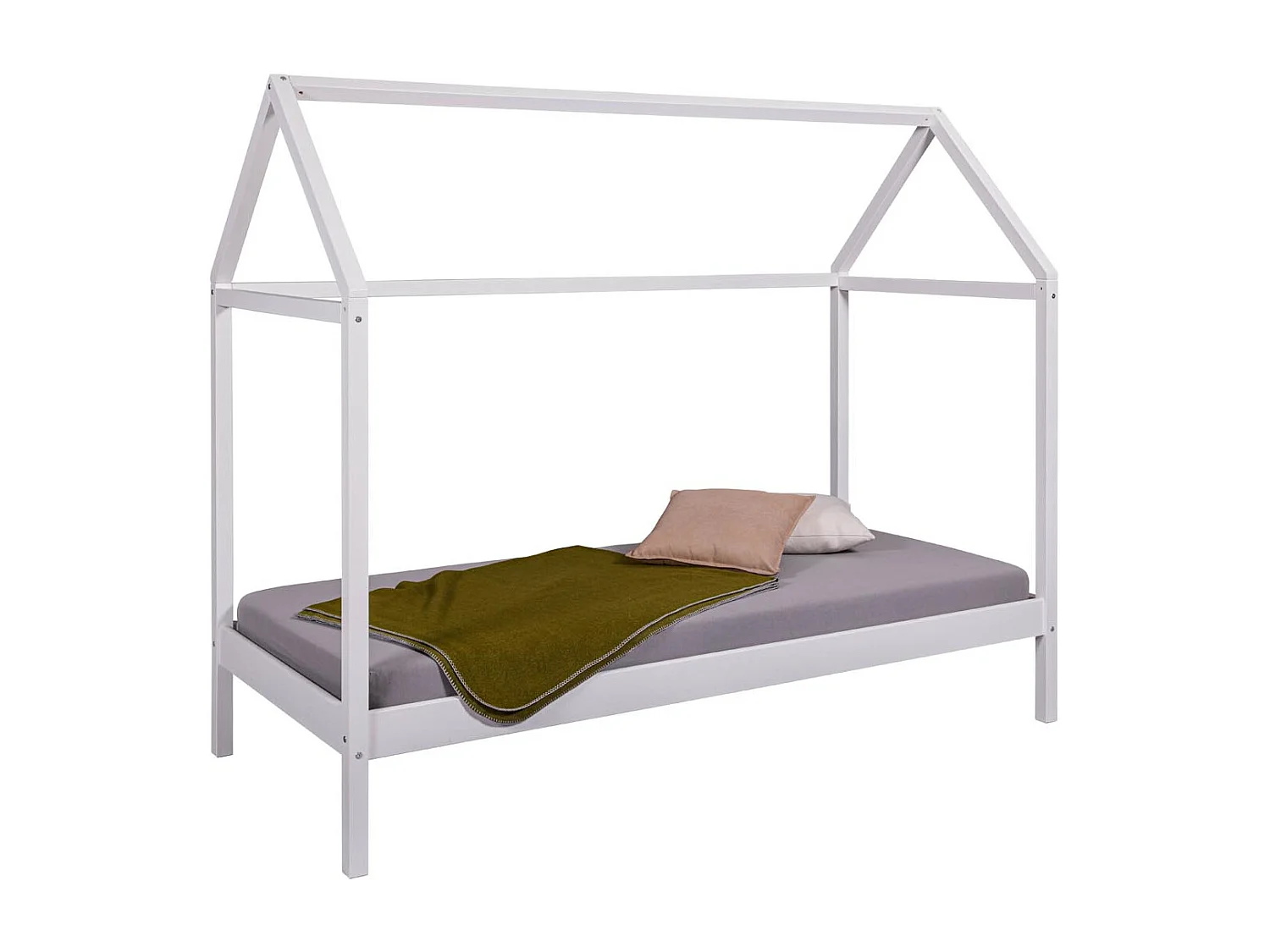 SunRoad bed als huis voor kind wit.