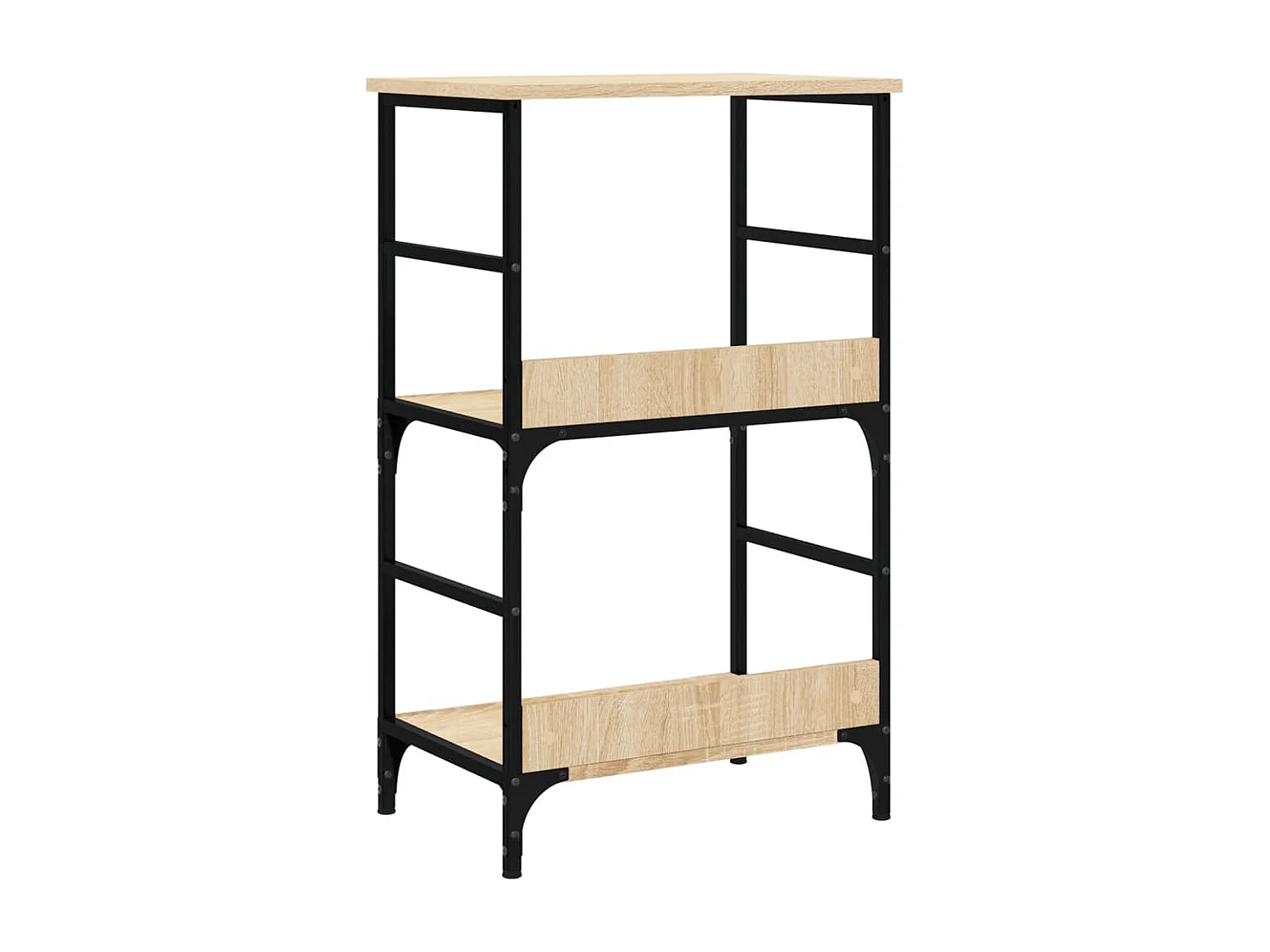 Bibliothèque chêne sonoma 50x33x82 cm bois d'ingénierie