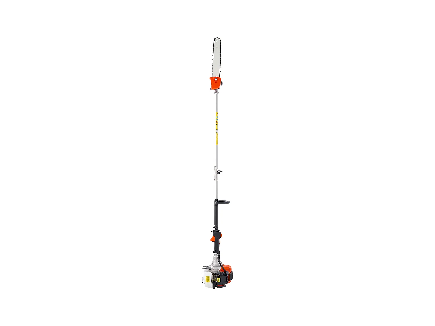 Élagueuse Thermique SucceBuy sur Perche à 2 Temps, 52 cc, Élagueuse sans Fil à Essence, avec Perche Extensible 2,2 m-2,94 m, Guide-chaîne 35,6 cm