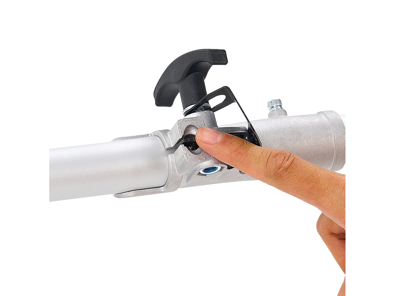 Teleskop-Motorsäge SucceBuy 2-Takt, 52 cc, Kabellose Benzin-Motorsäge, mit Teleskopstange 2,2 m-2,94 m, Schwertlänge 35,6 cm