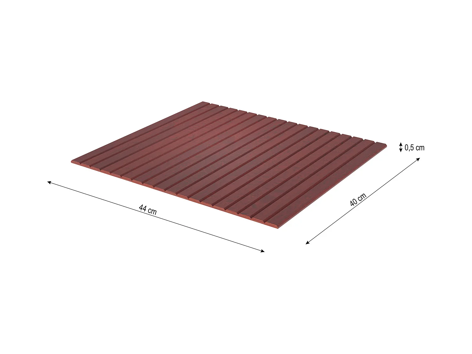 Houten tafel voor bank 44 cm