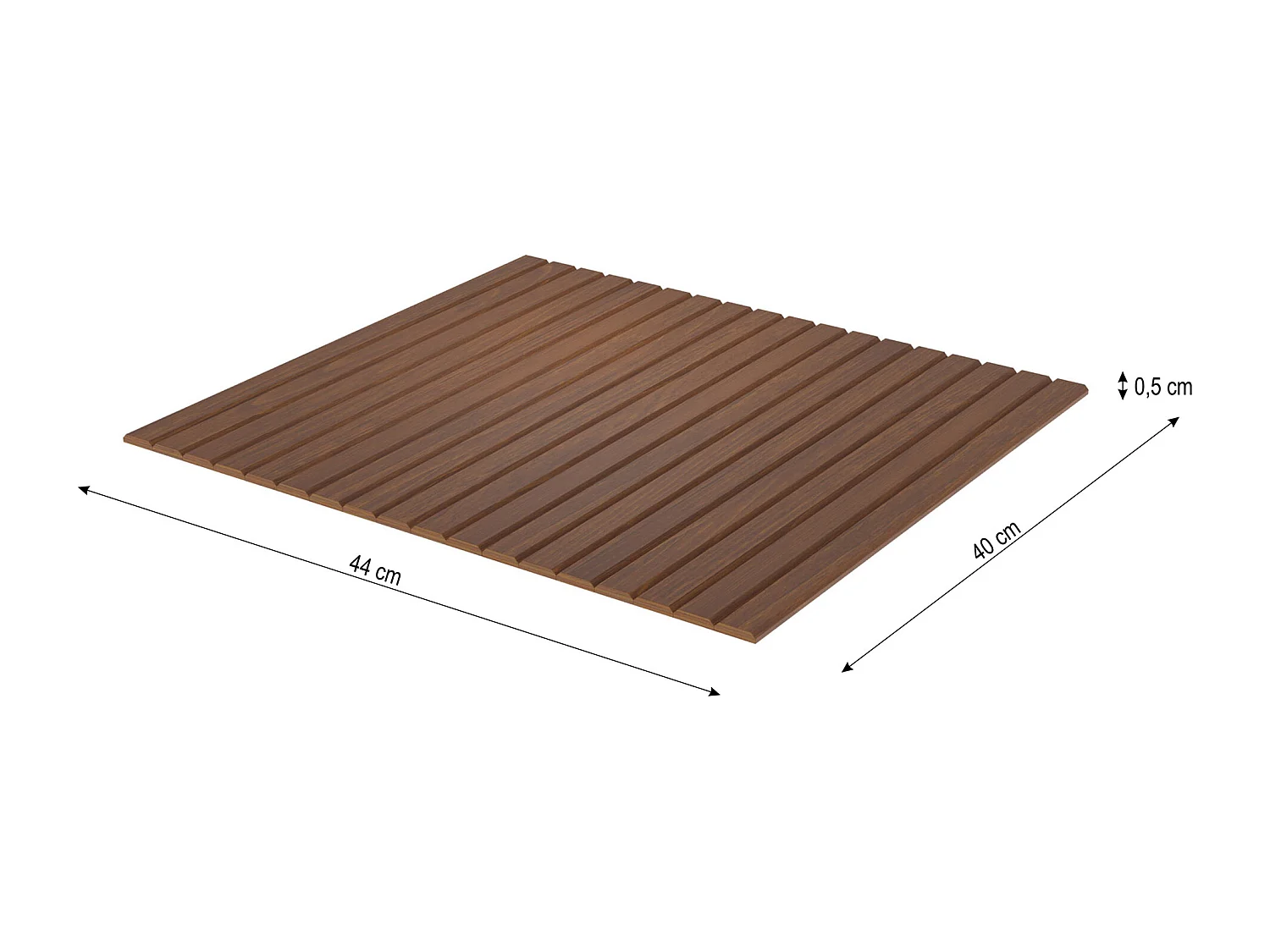 Tablette en bois pour canapé 44 cm