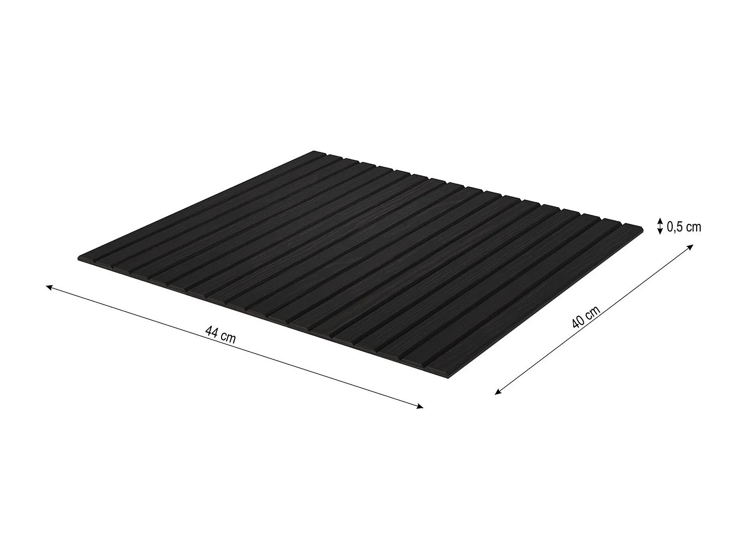 Tablette en bois pour canapé 44 cm