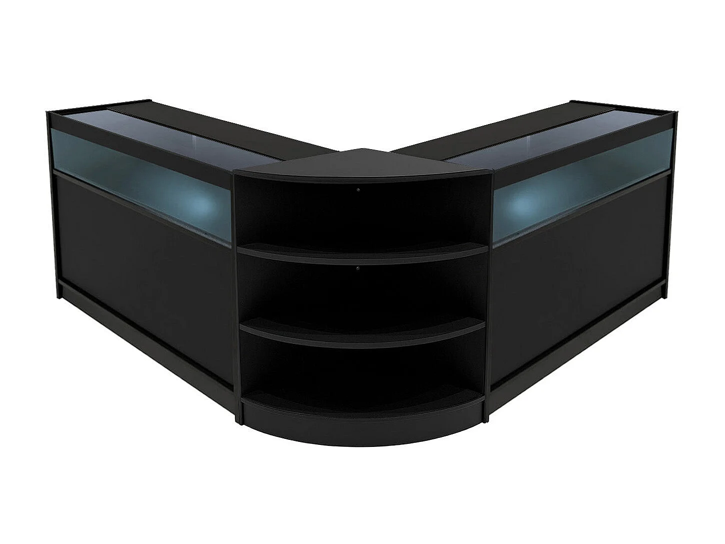 Theseus LED Verkaufstheken-Set LM60 + B1200 (2 Stück) – Schwarz