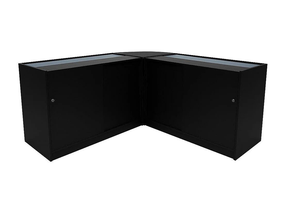 Theseus LED Verkaufstheken-Set LM60 + B1200 (2 Stück) – Schwarz