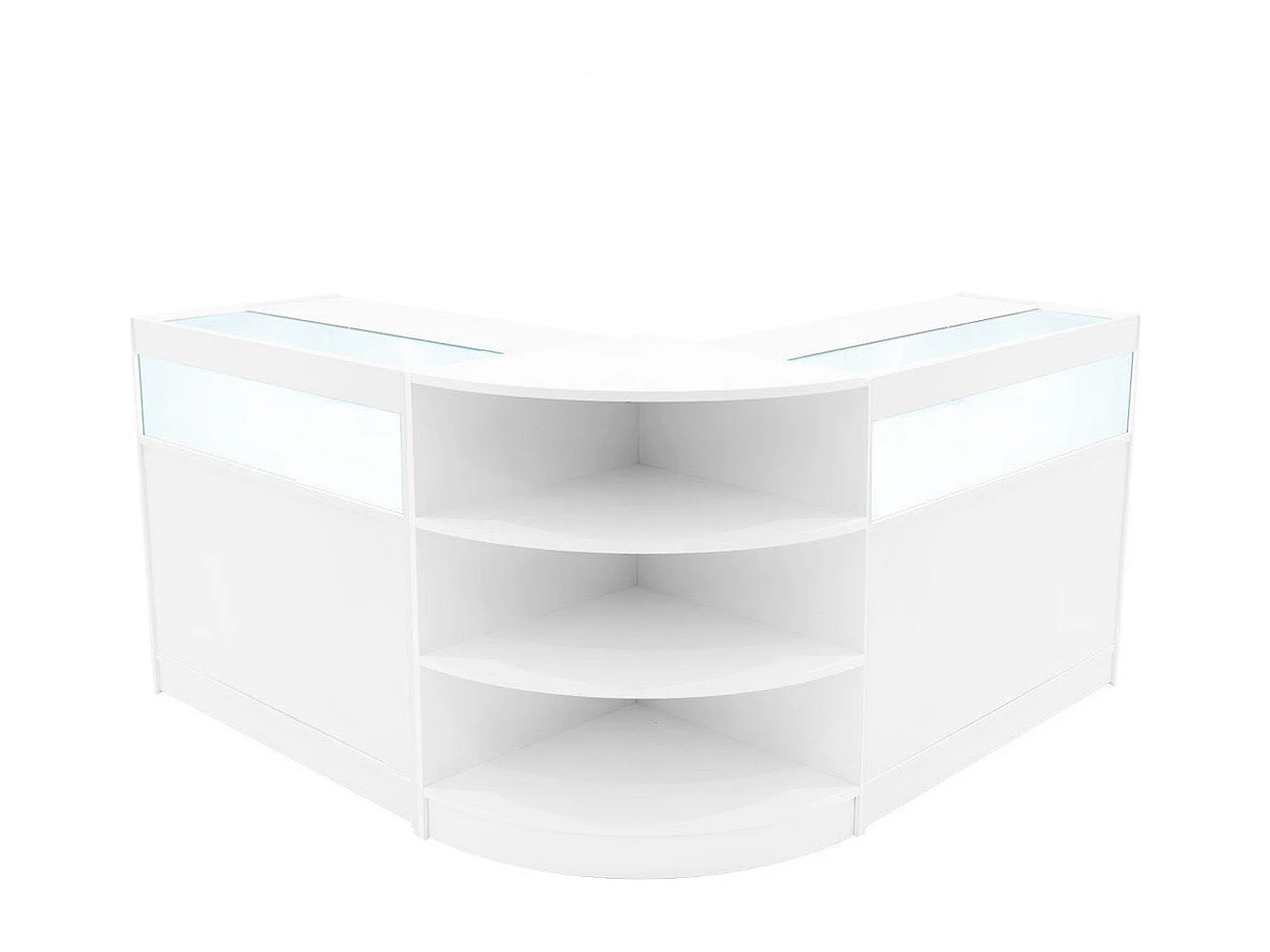 Set Mostradores Comerciales con Luz LED"THESEUS" LM60+ 2x B900 – Blanco