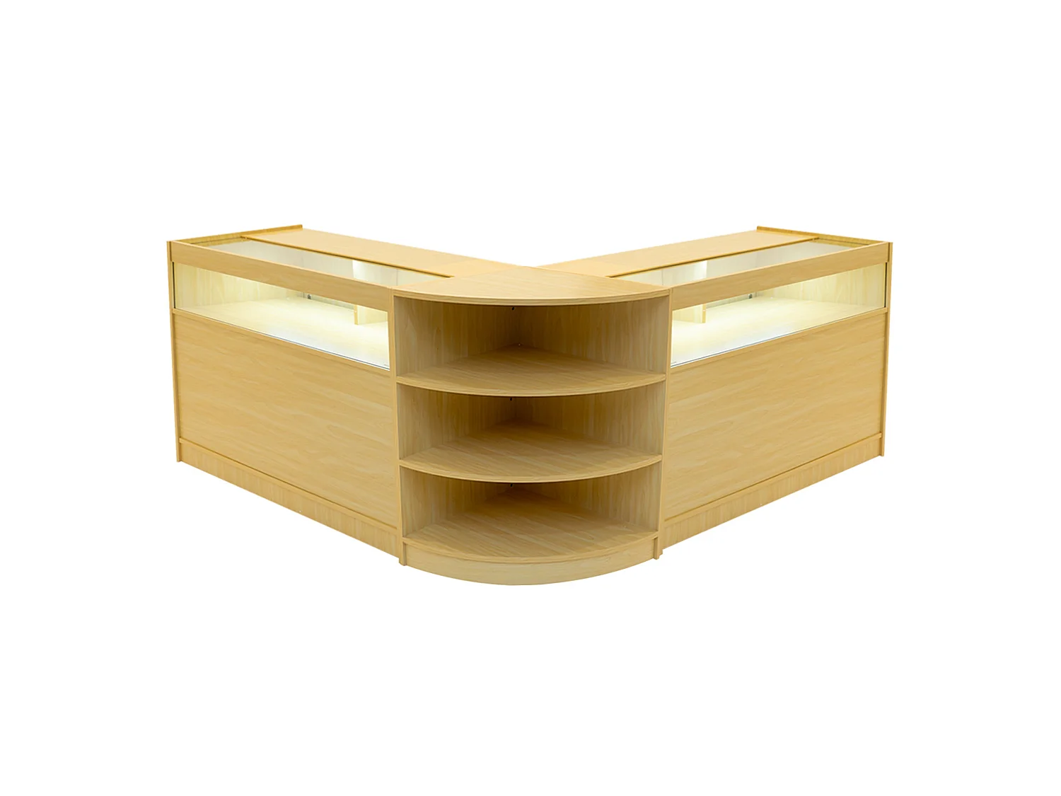Theseus LED Shop Counter Set LM60 & 2 x B1200 - Maple