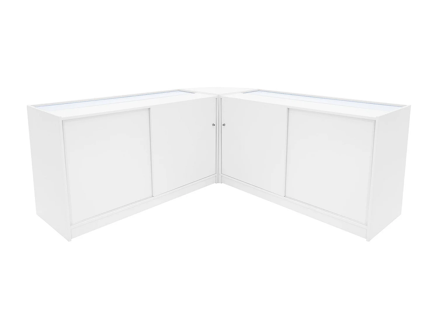 Theseus LED Winkel Toonbank Set LM60 & 2 x B1500 - Wit