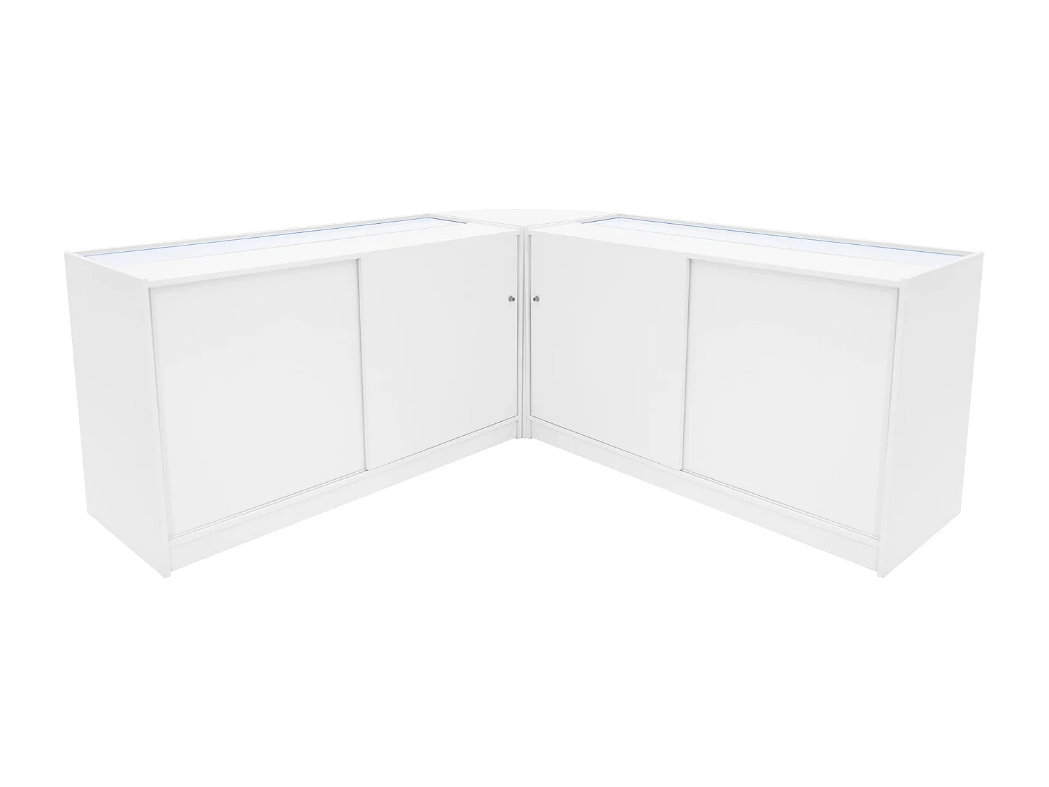 Zestaw oświetlenia sklepowego Theseus LED LM60 i 2 x B1500 – biały