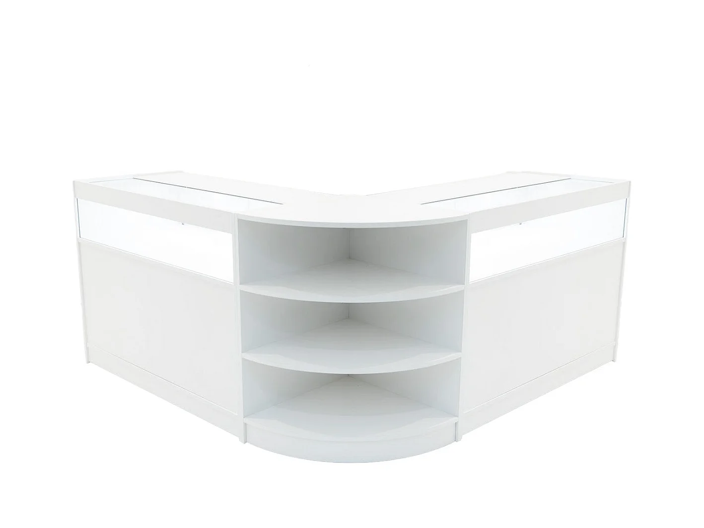 Comptoirs de Vente à LED Ensemble Theseus - Blanc LM60, 2 x B1200