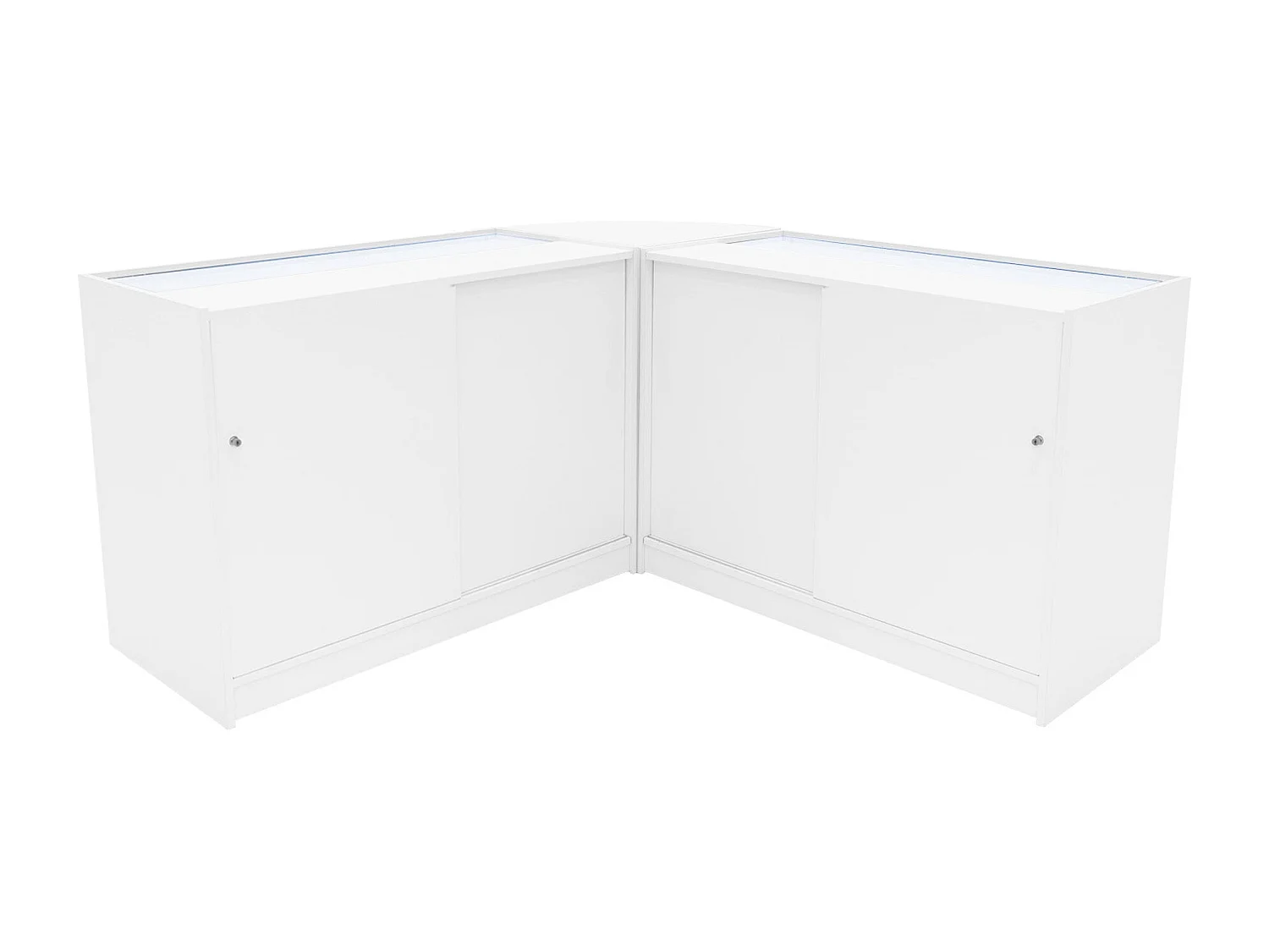 Theseus LED Winkel Toonbank Set LM60 & 2 x B1200 - Wit