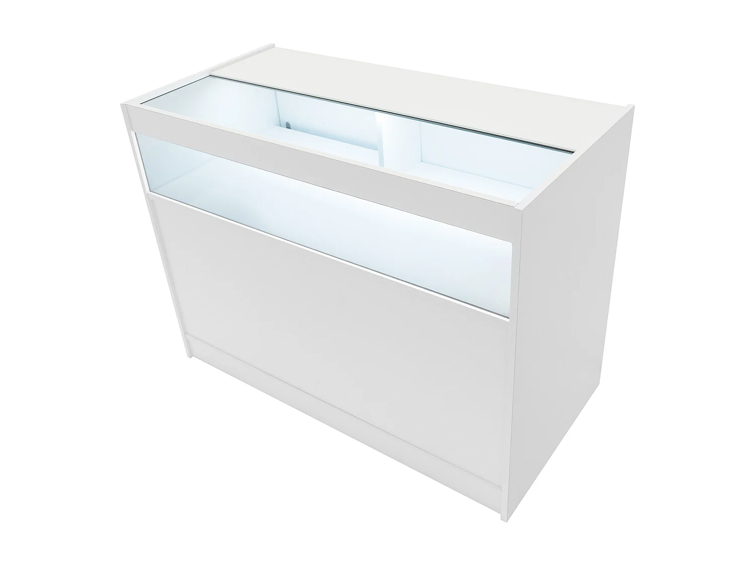Comptoirs de Vente à LED Ensemble Theseus - Blanc LM60, 2 x B1200