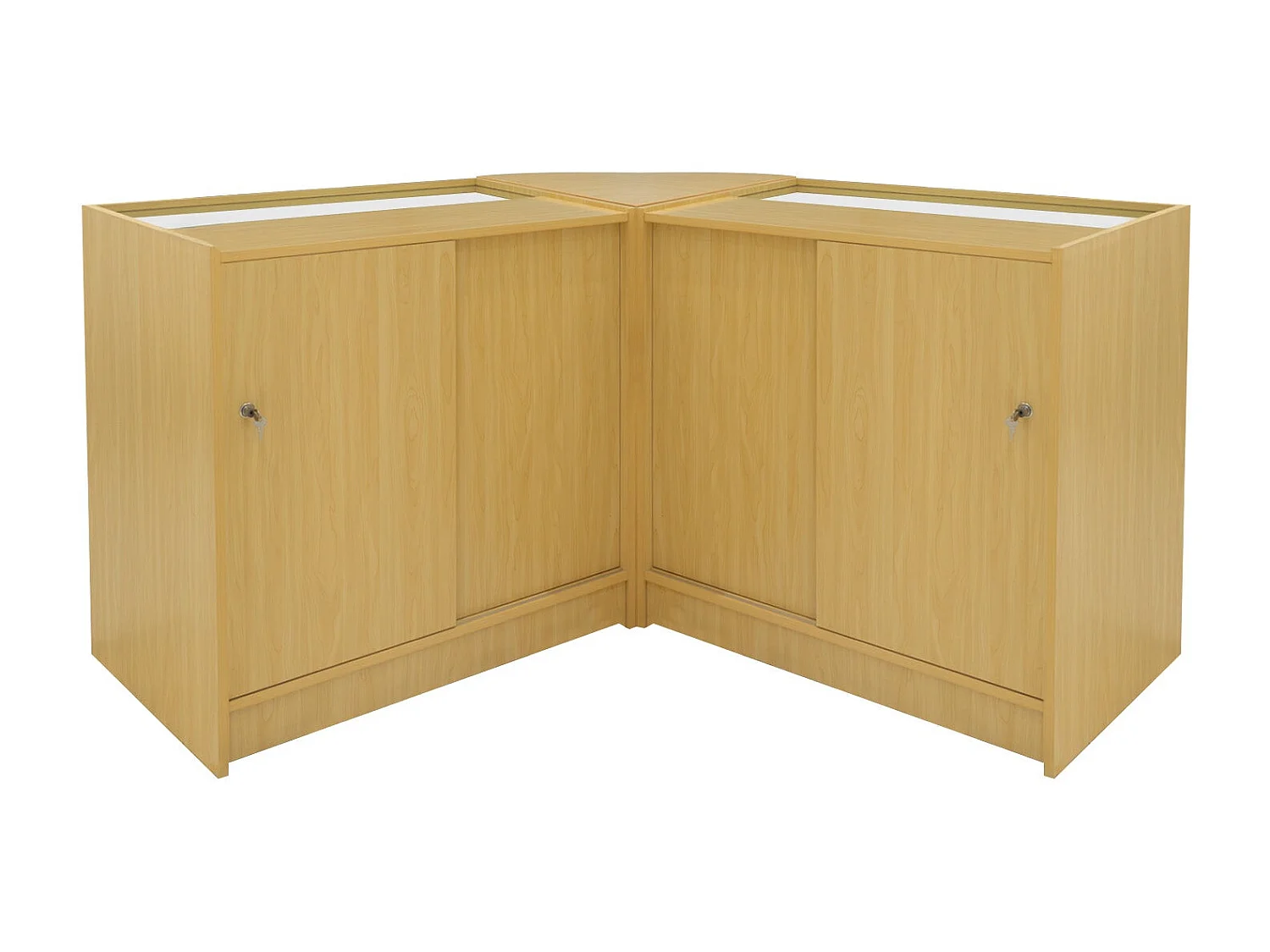 Theseus LED Winkel Toonbank Set LM60 & 2 x B900 - Esdoorn