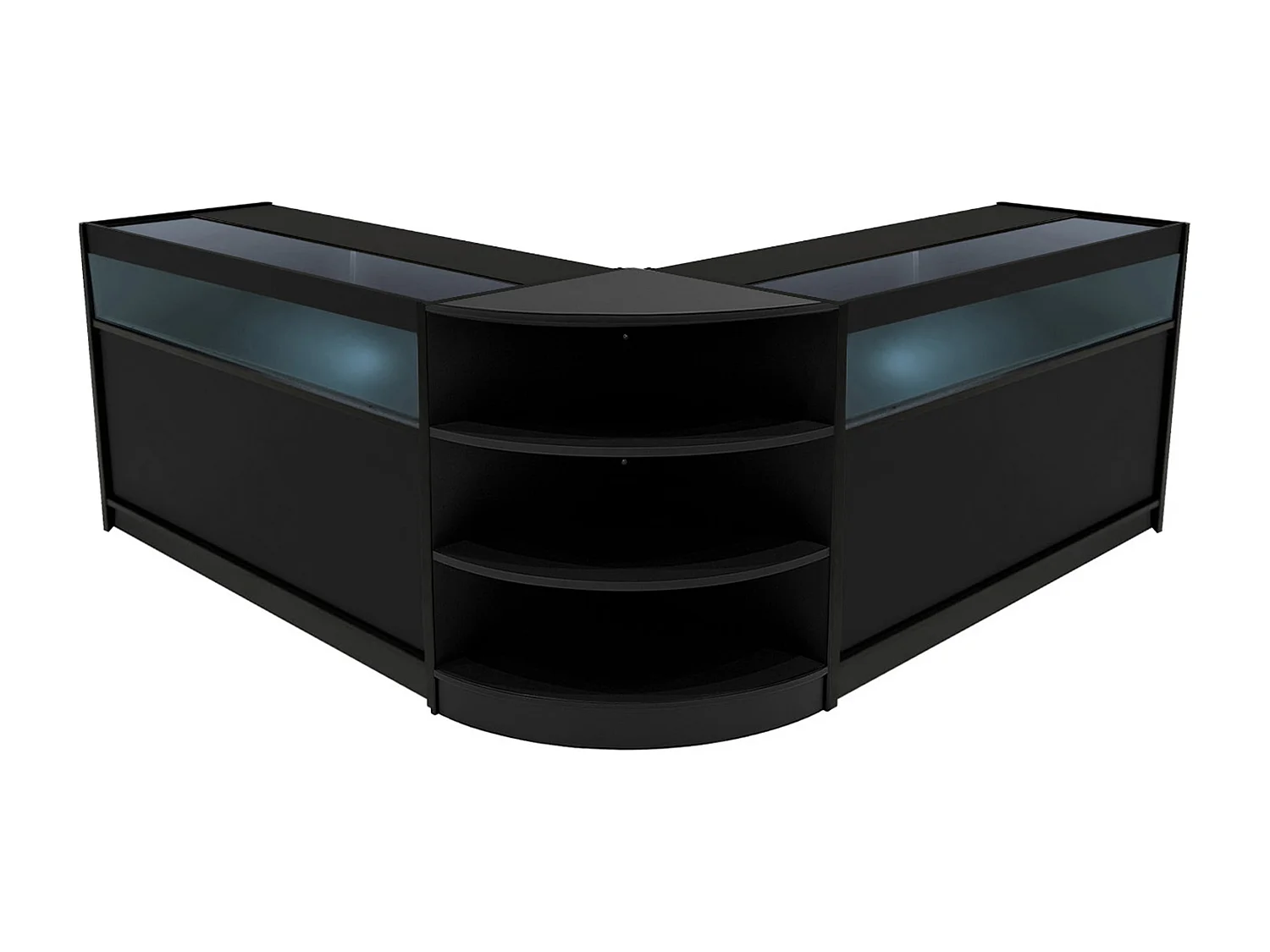 Zestaw oświetlenia sklepowego Theseus LED LM60 i 2 x B1500 – czarny