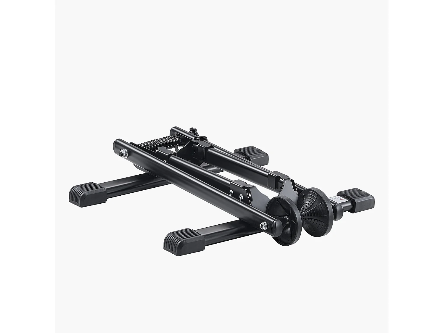 Support à Vélo SucceBuy Compatible avec VTT et Vélos 50.8-73.7 cm, Porte-vélos Pliable, Support de Rangement de Bicyclette Acier au Carbone, pour Garage