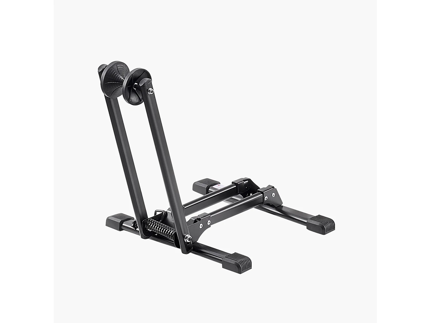 Support à Vélo SucceBuy Compatible avec VTT et Vélos 50.8-73.7 cm, Porte-vélos Pliable, Support de Rangement de Bicyclette Acier au Carbone, pour Garage