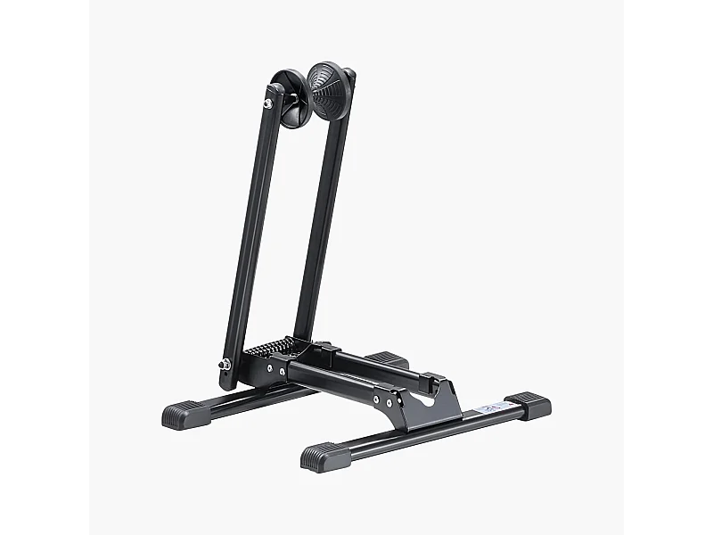 Support à Vélo SucceBuy Compatible avec VTT et Vélos 50.8-73.7 cm, Porte-vélos Pliable, Support de Rangement de Bicyclette Acier au Carbone, pour Garage