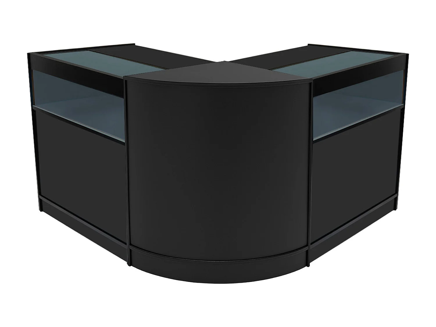 Comptoirs de Vente à LED Ensemble Iris - Noir CM60, 2 x B900