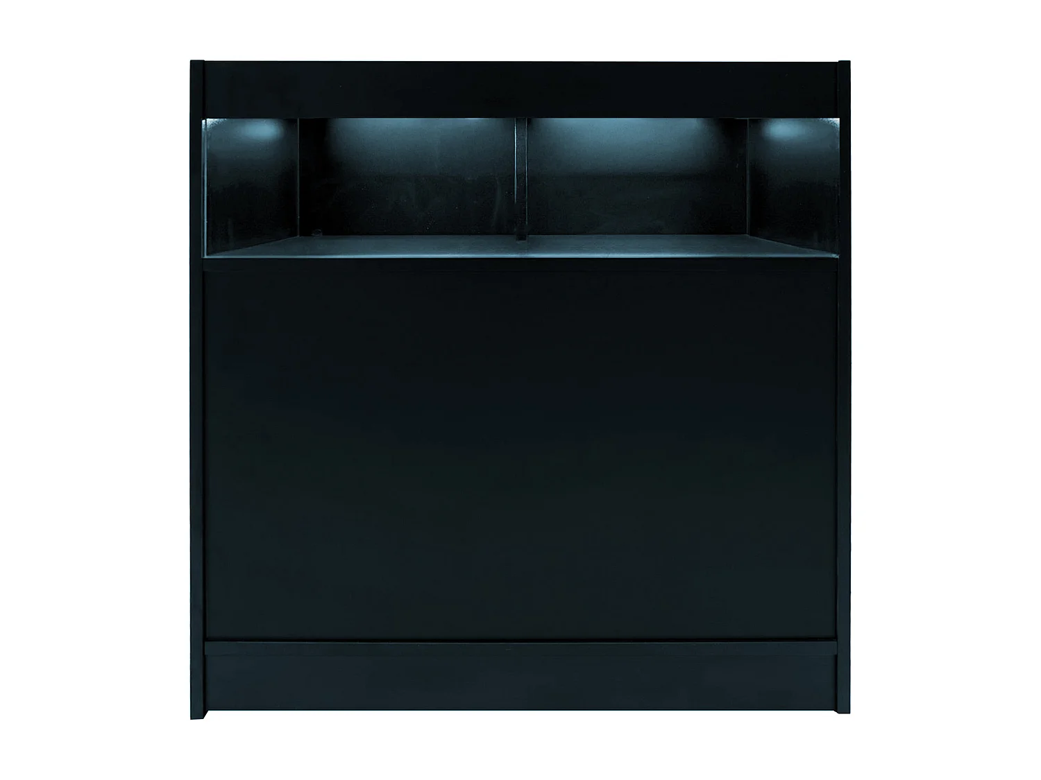 Comptoirs de Vente à LED Ensemble Iris - Noir CM60, 2 x B900