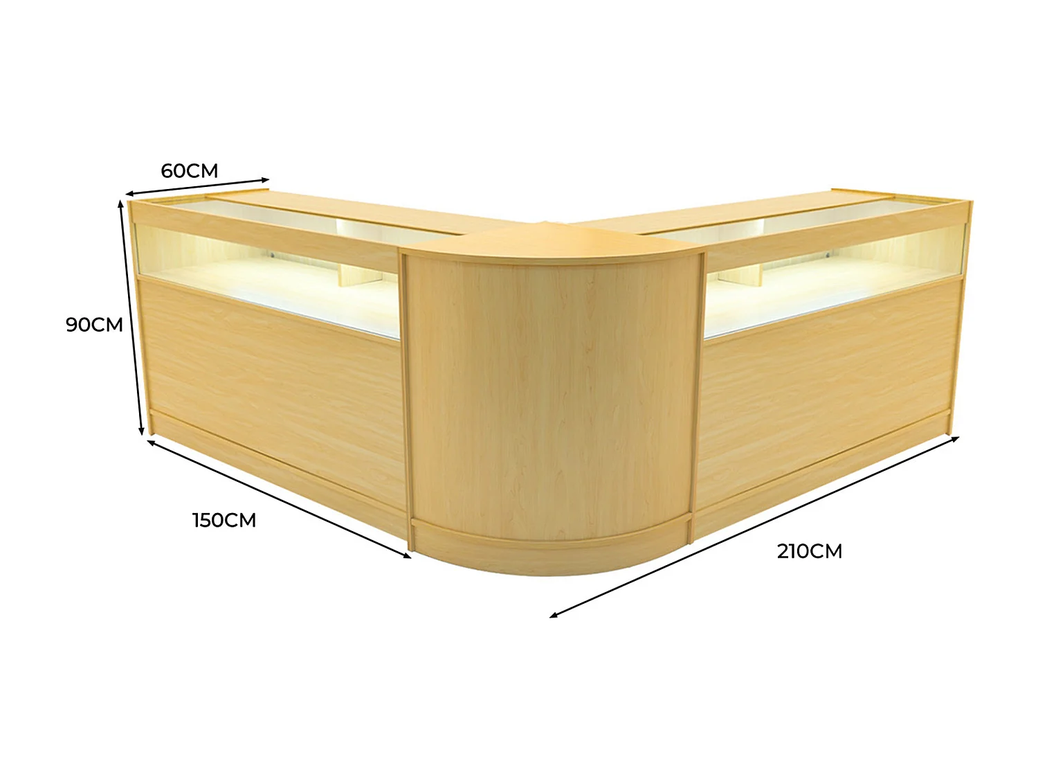 Zestaw oświetlenia sklepowego Iris LED CM60 i 2 x B1500 - klon