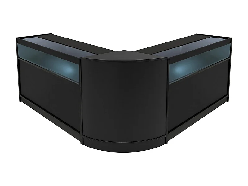 Iris LED Winkel Toonbank Set CM60 & 2 x B1200 - Zwart