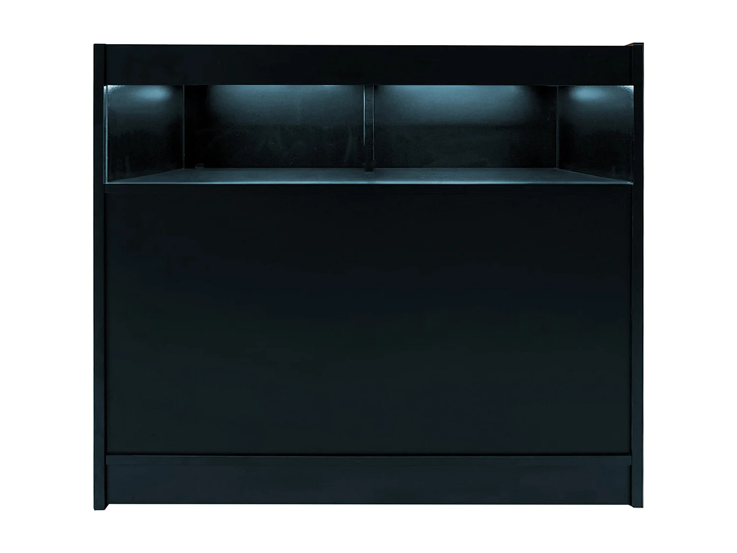 Comptoirs de Vente à LED Ensemble Iris - Noir CM60, 2 x B1200