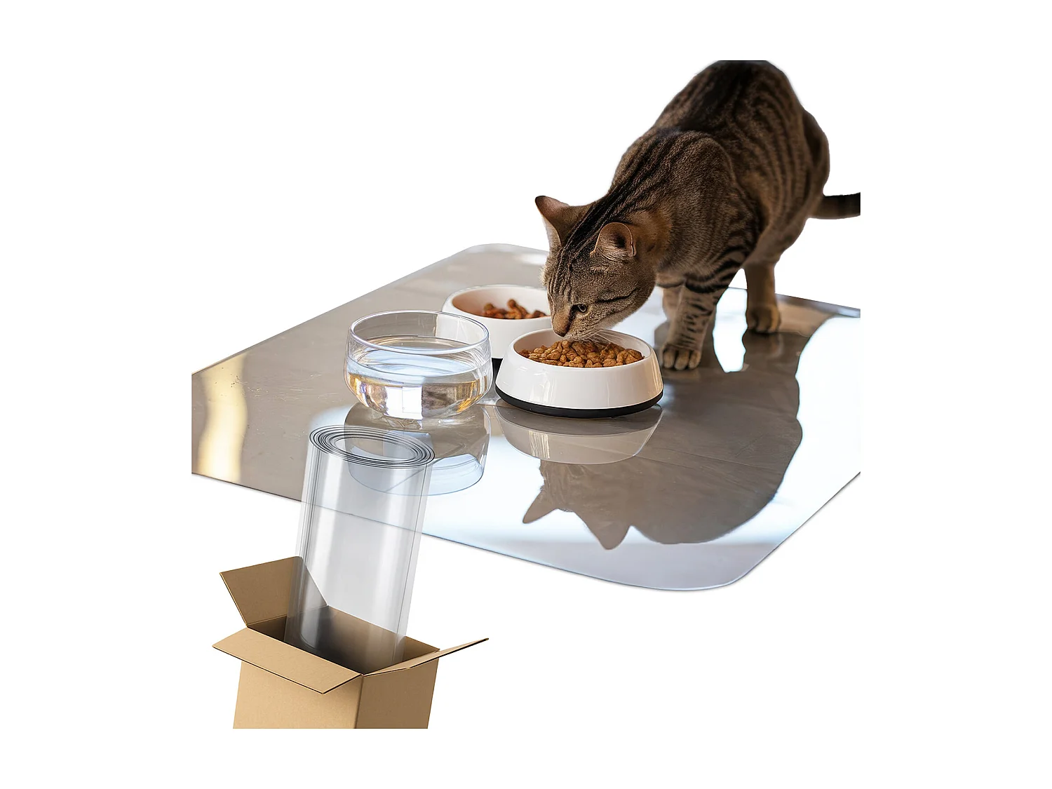 TULUP Bodenschutzbahn 160x80 cm - Langlebige und wasserdichte Matte